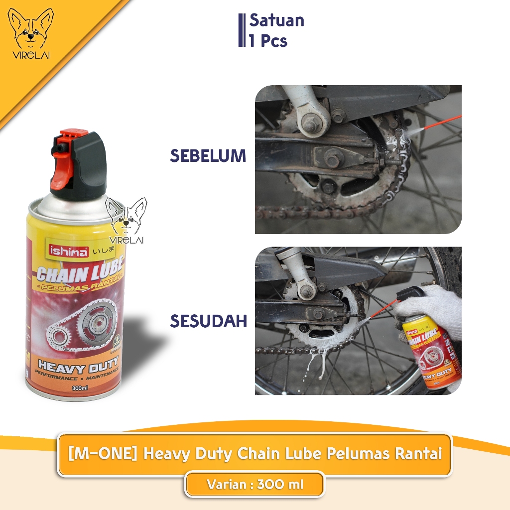 Jual Heavy Duty Chain Lube Pelumas Rantai Japan Quality [Ishima / M-One ...