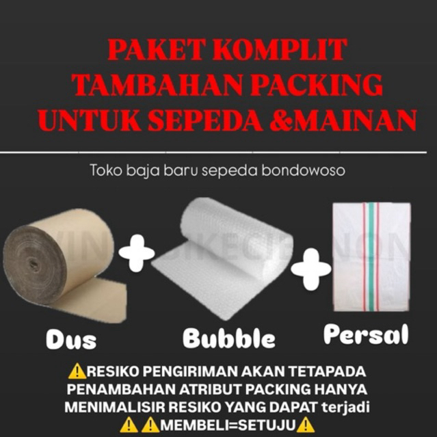 Jual TAMBAHAN PACKING Sepeda | Shopee Indonesia