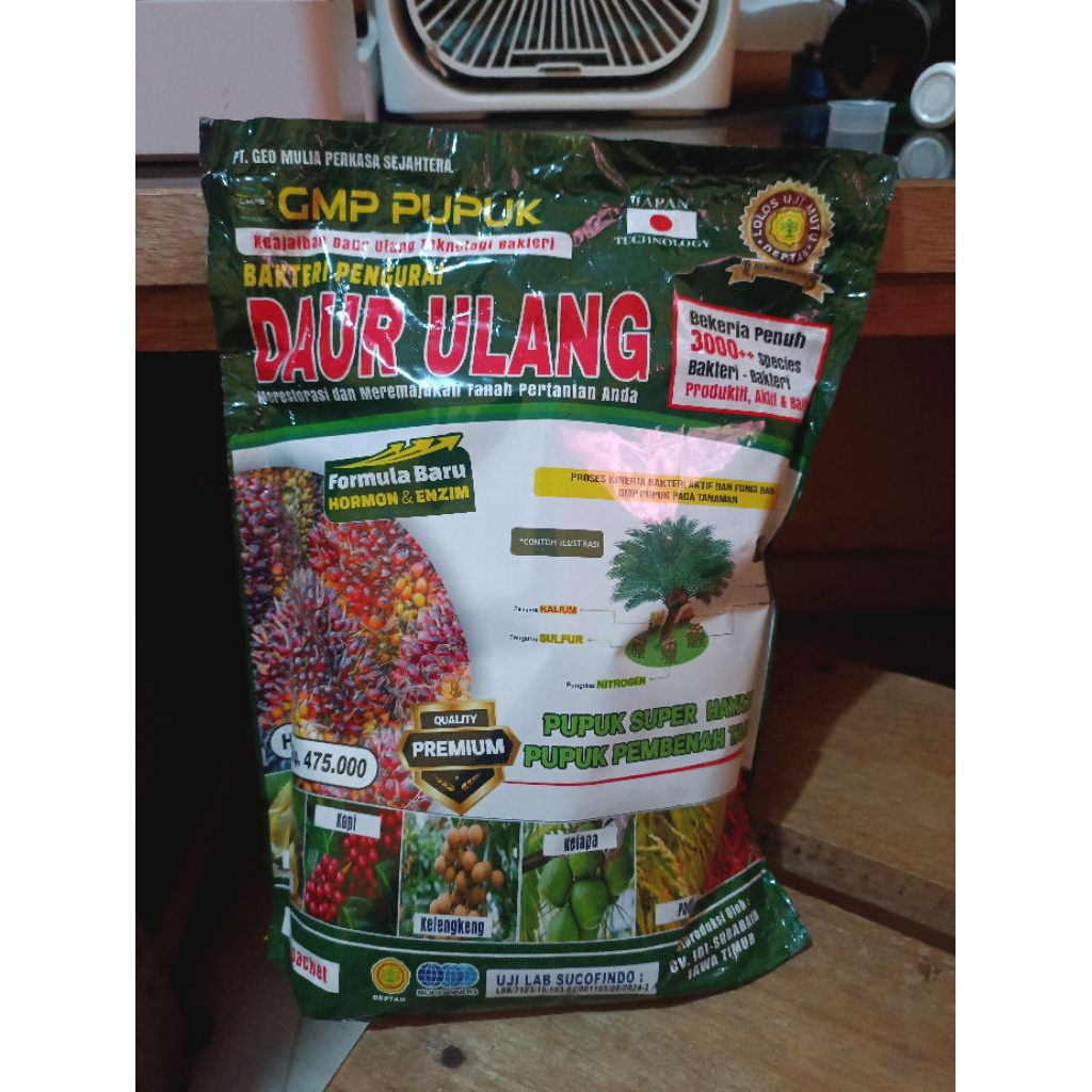 Promo..!!! 1 BUNGKUS PUPUK AJAIB PUPUK DAUR ULANG GMP ISI 50 SACHET | Pupuk Organik Wasesa SSG | Pupuk CIPTON | Paten GOLD 1 BOX ( isi 12 sachet @ 25 Gram ) asli original Pupuk Paten