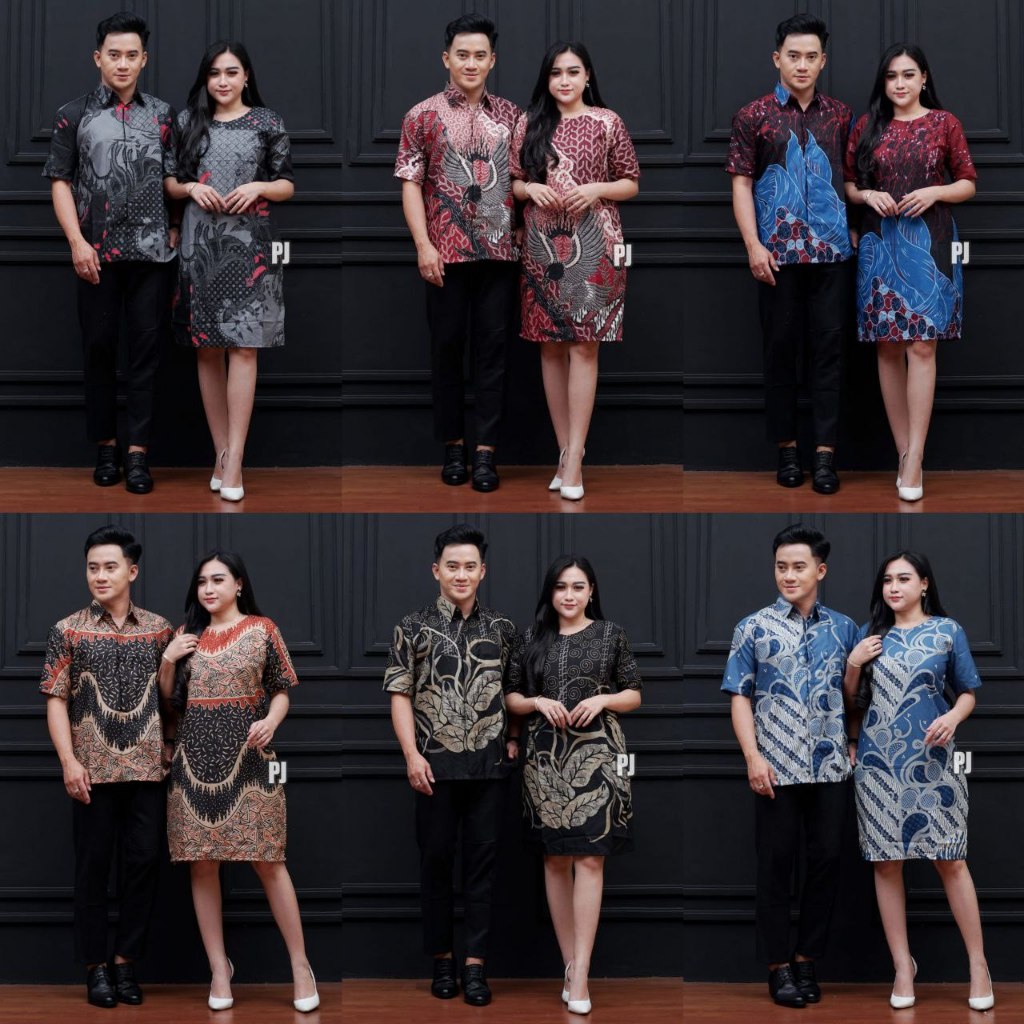 Jual Batik Couple Baju Batik Couple Batik Tunik Couple Modern Set ...