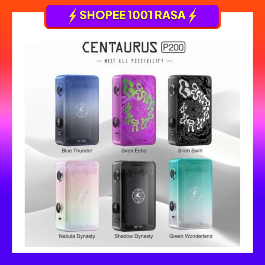 Jual Centaurus P200 Mod Kit 18650 100% Authentic By LostVape | Shopee ...