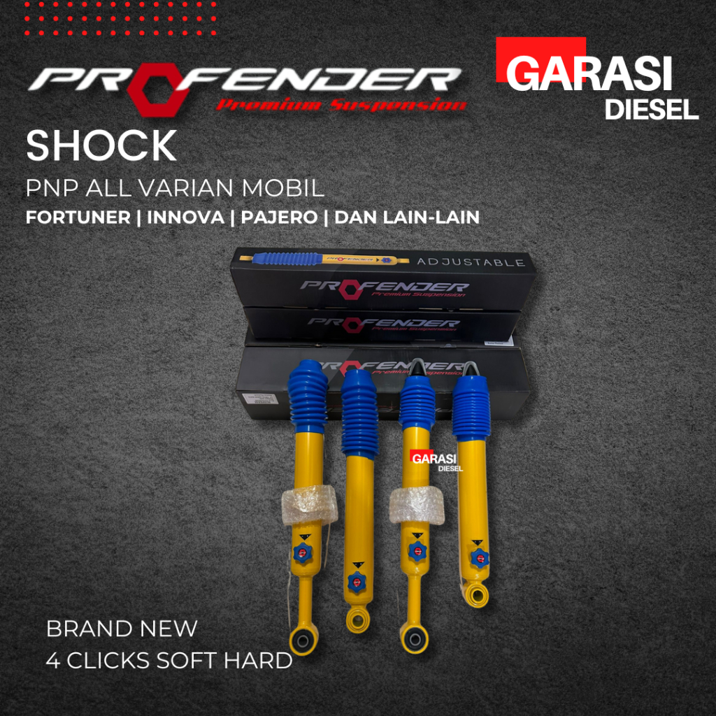 Jual SHOCKBREAKER PROFENDER INNOVA FORTUNER PAJERO HILUX TRITON ...