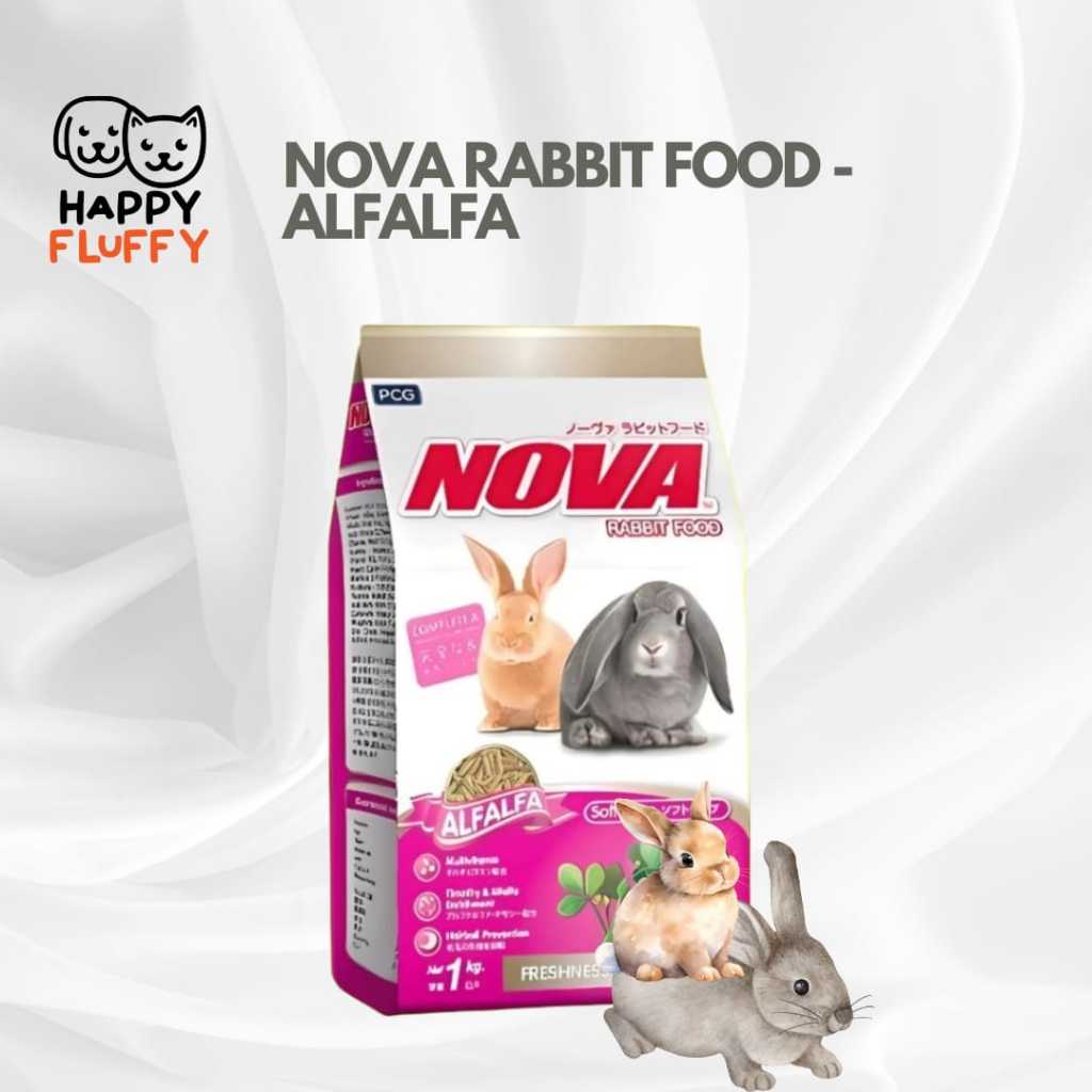 Jual Nova Rabbit - Alfalfa - 1kg - Freshpack | Shopee Indonesia