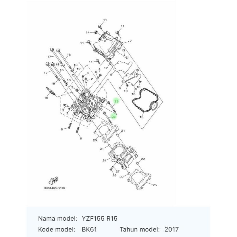 Jual Baut Blok Head NMAX, Aerox, R15 / BOLT, HEXAGON SOCKET HEAD ...