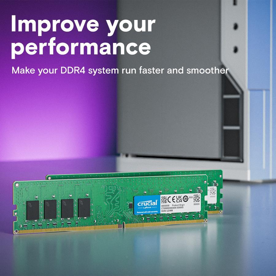 Jual Crucial UDIMM DDR4 16GB 3200Mhz CL22 Longdimm Memory RAM PC ...