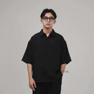 Piliana Kemeja Oversize Pria Semiwool-Cotton Mix