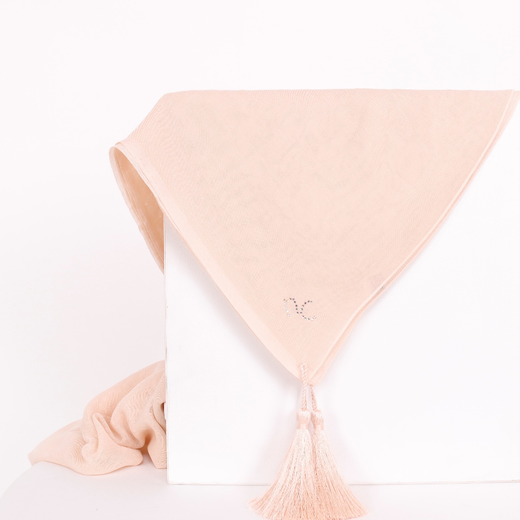 NADIYA Everyday Scarf Square Paris Japan Tassel Premium