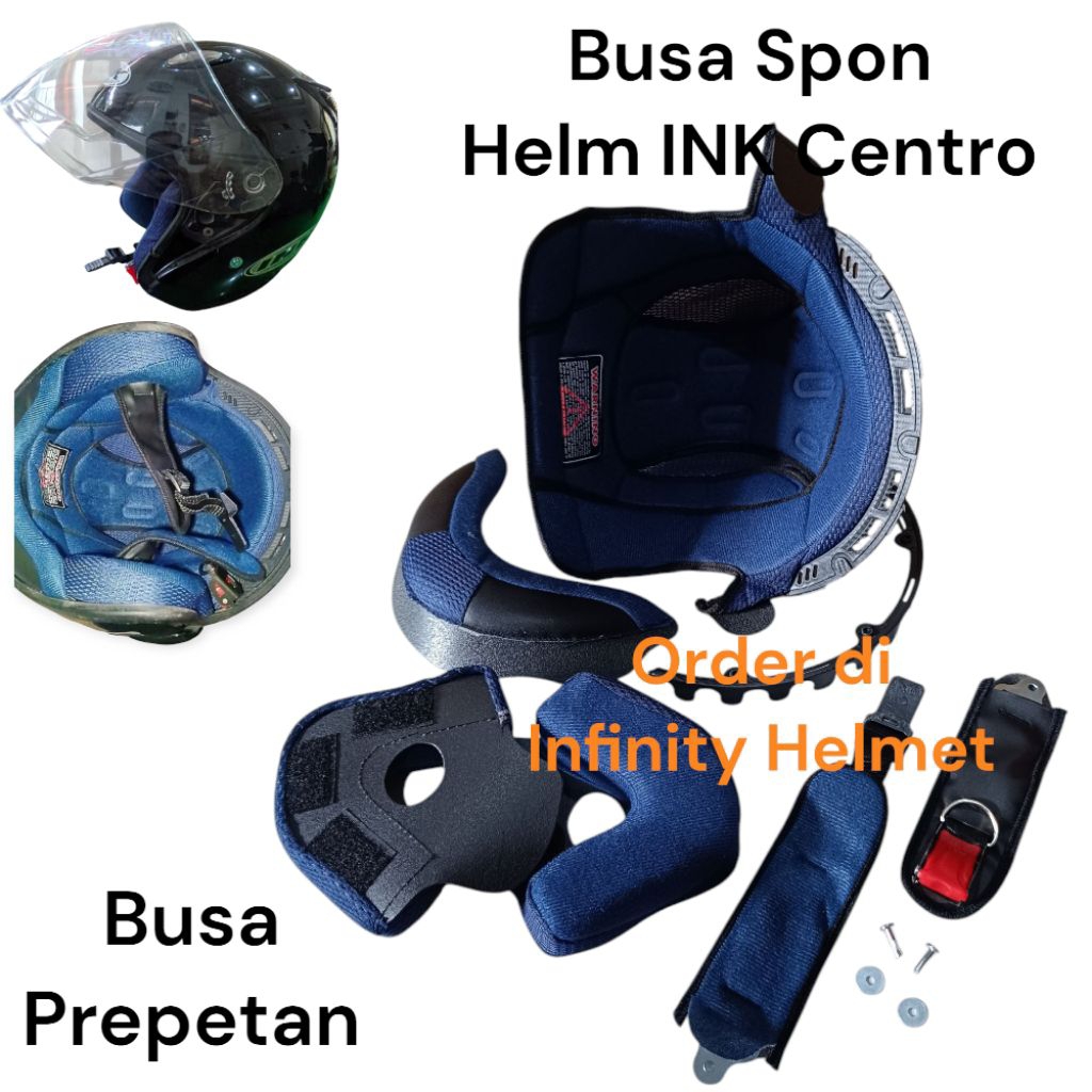 Jual Busa Spon Helm INK Centro Busa Fullset Helm INK Centro INK Kapsul ...