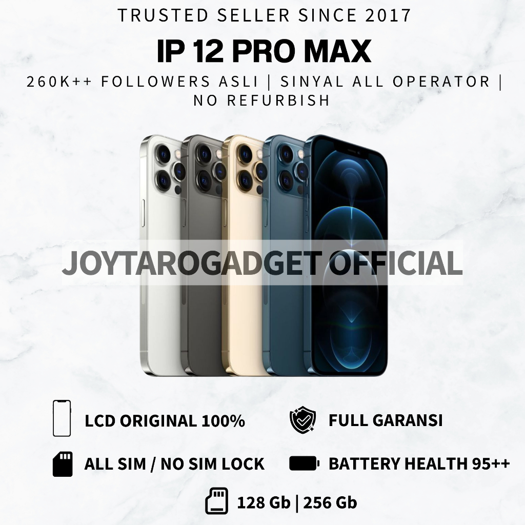 Jual iPhone 12 Pro 12 Pro max 128gb 256gb Lcd 100%Original
