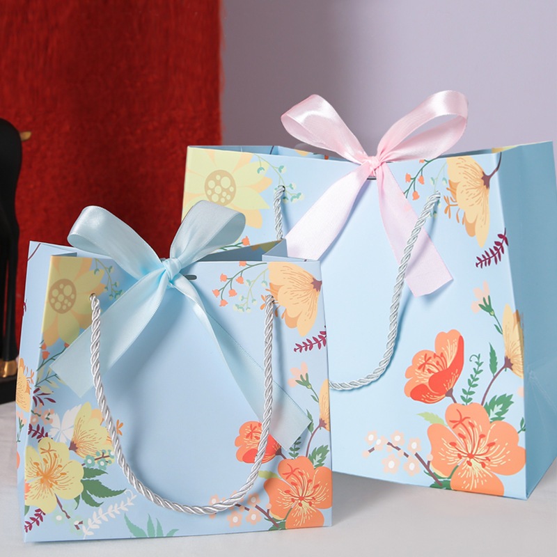 PAPERBAG HAPPY TIMES WITH RIBBON paper bag elegan