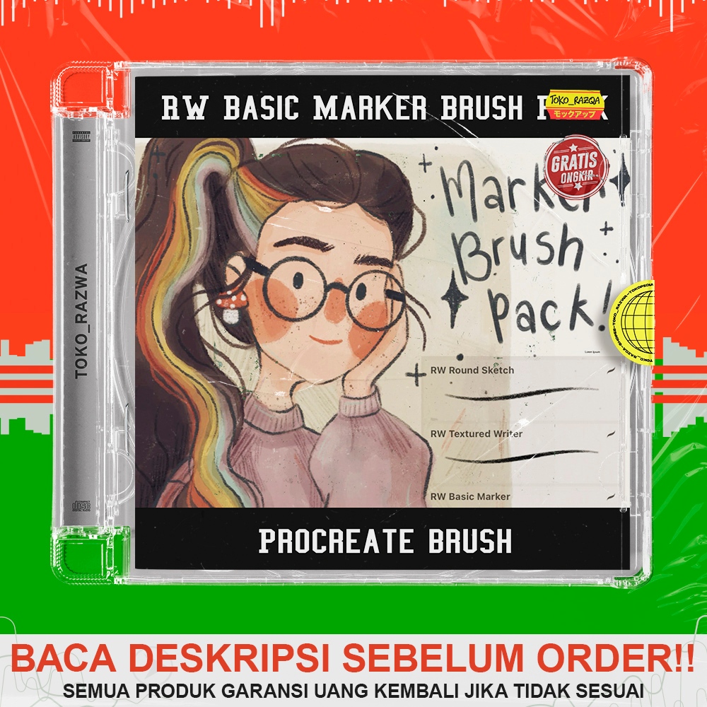 Jual Procreate Brush - RW Basic Marker Brush Pack - 030725 | Shopee ...