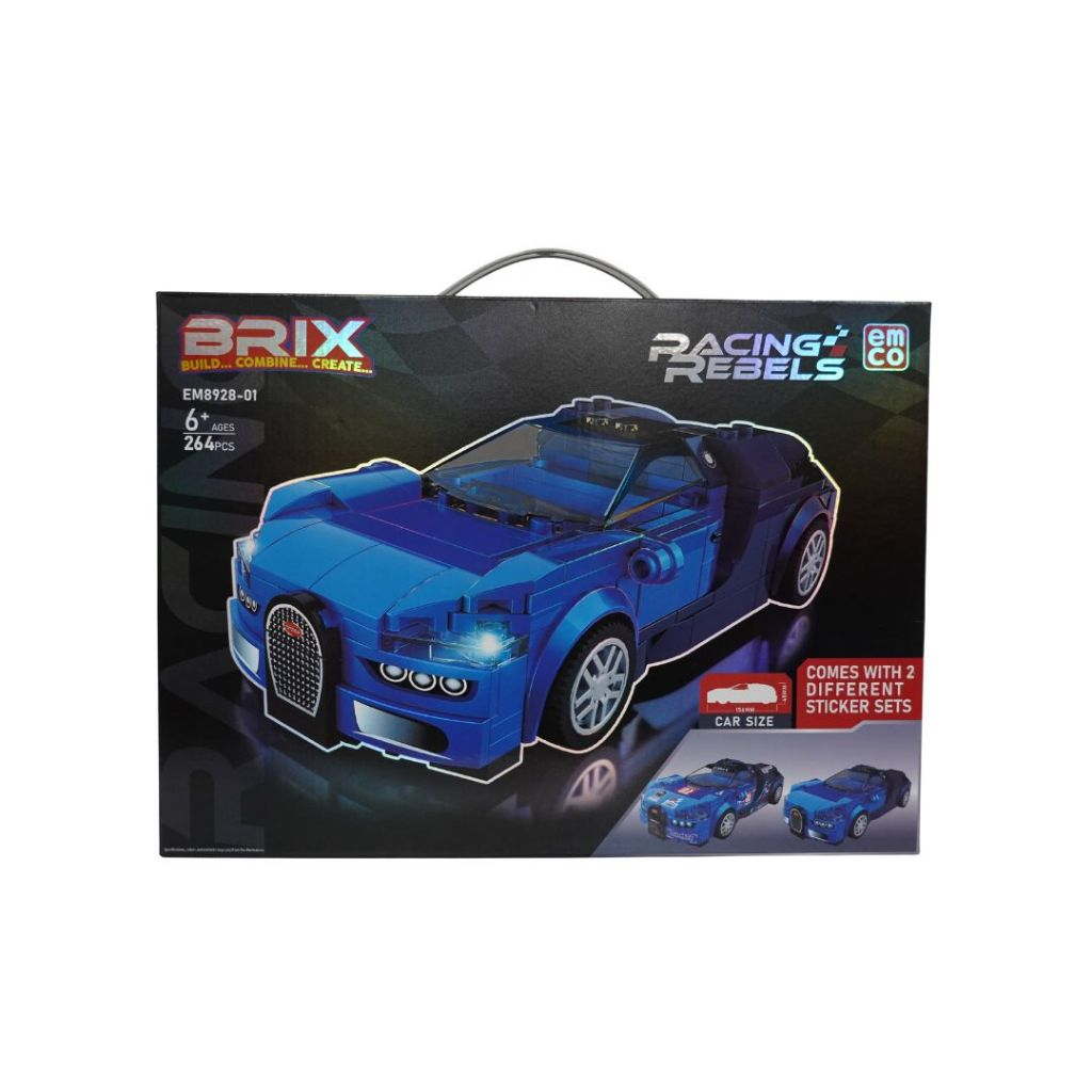Jual Mainan Emco Brix Racing Rebels | Shopee Indonesia