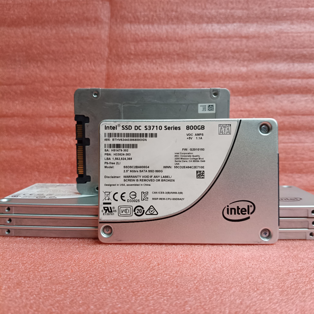 Jual SSD Intel 800Gb SATA 6.0Gbps 2.5inch DC S3710 SERIES FOR ALL