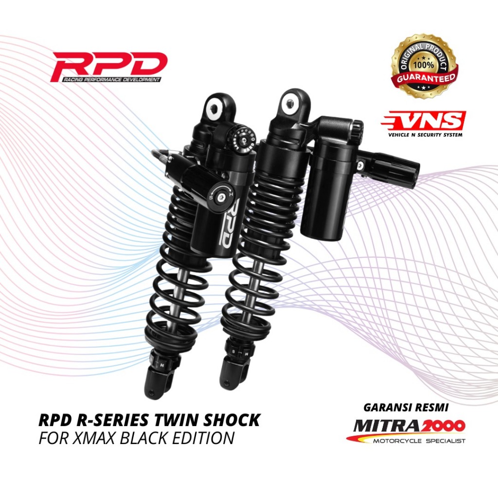 Jual RPD R-Series Twin Shock R354-A-HRVC-01 For X-max Black Edition ...