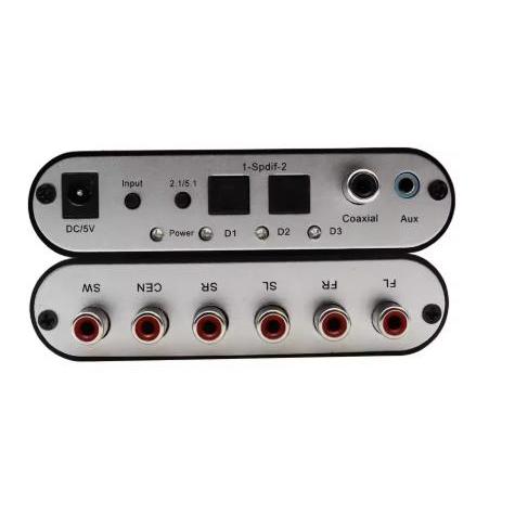 Jual Digital Surround Audio Decoder to Active Analog Speaker 2.1 / 5.1 ...