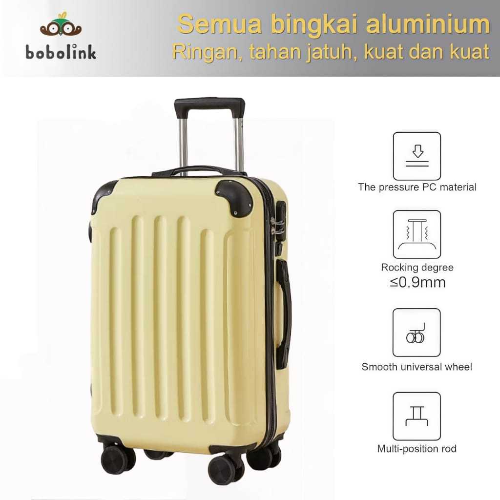 Jual Bobolink Koper kabin 20 inch koper Ringan Beroda Empat dan Bisu 22 ...