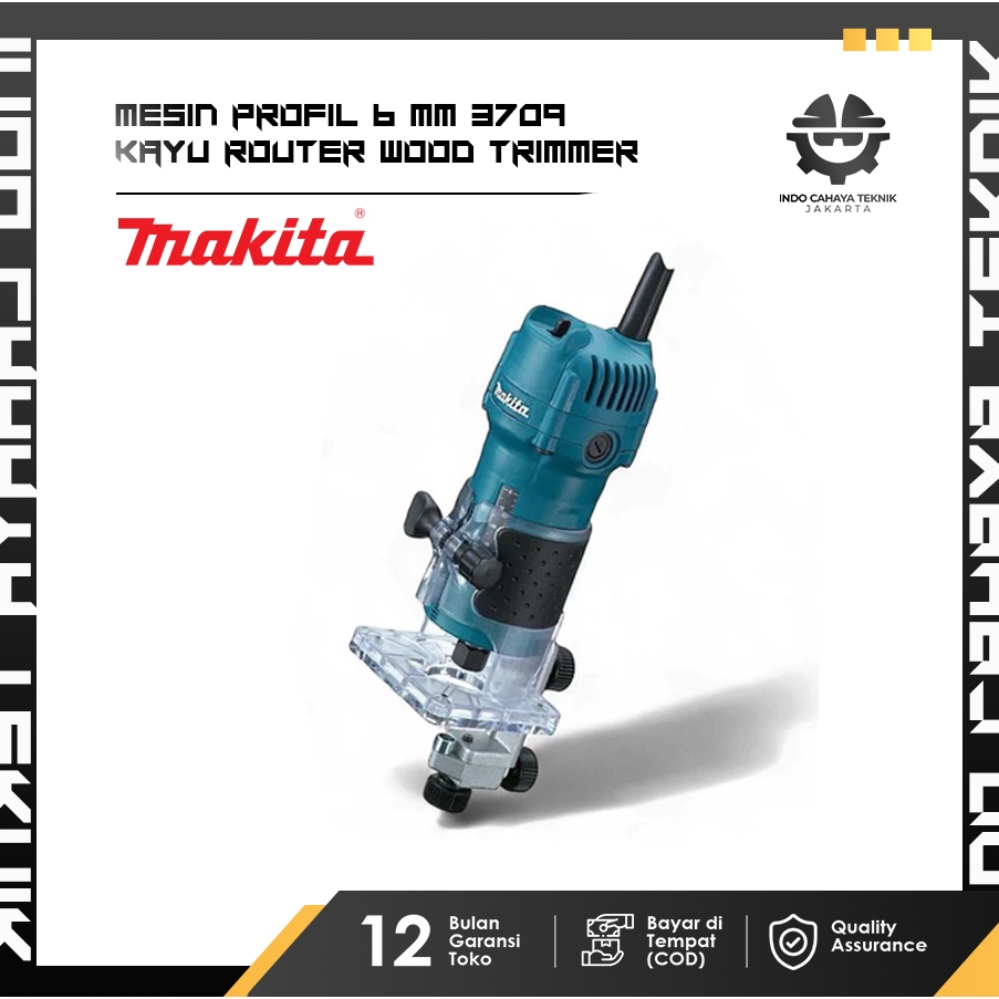 Jual PROMO TERMURAH!!! Makita 3709 Mesin Profil Kayu / Mesin Router ...