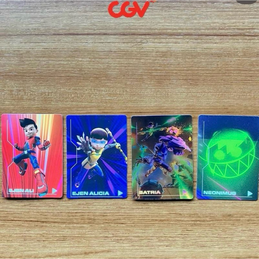 Jual Official Ejen Ali 2 Character Card, CGV | Shopee Indonesia