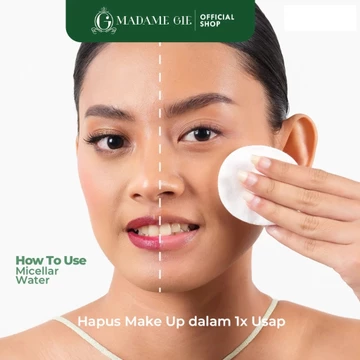 Madame Gie Necessity Micellar Water 300ml Make Up Remover Cleansing Water For All Skin Type