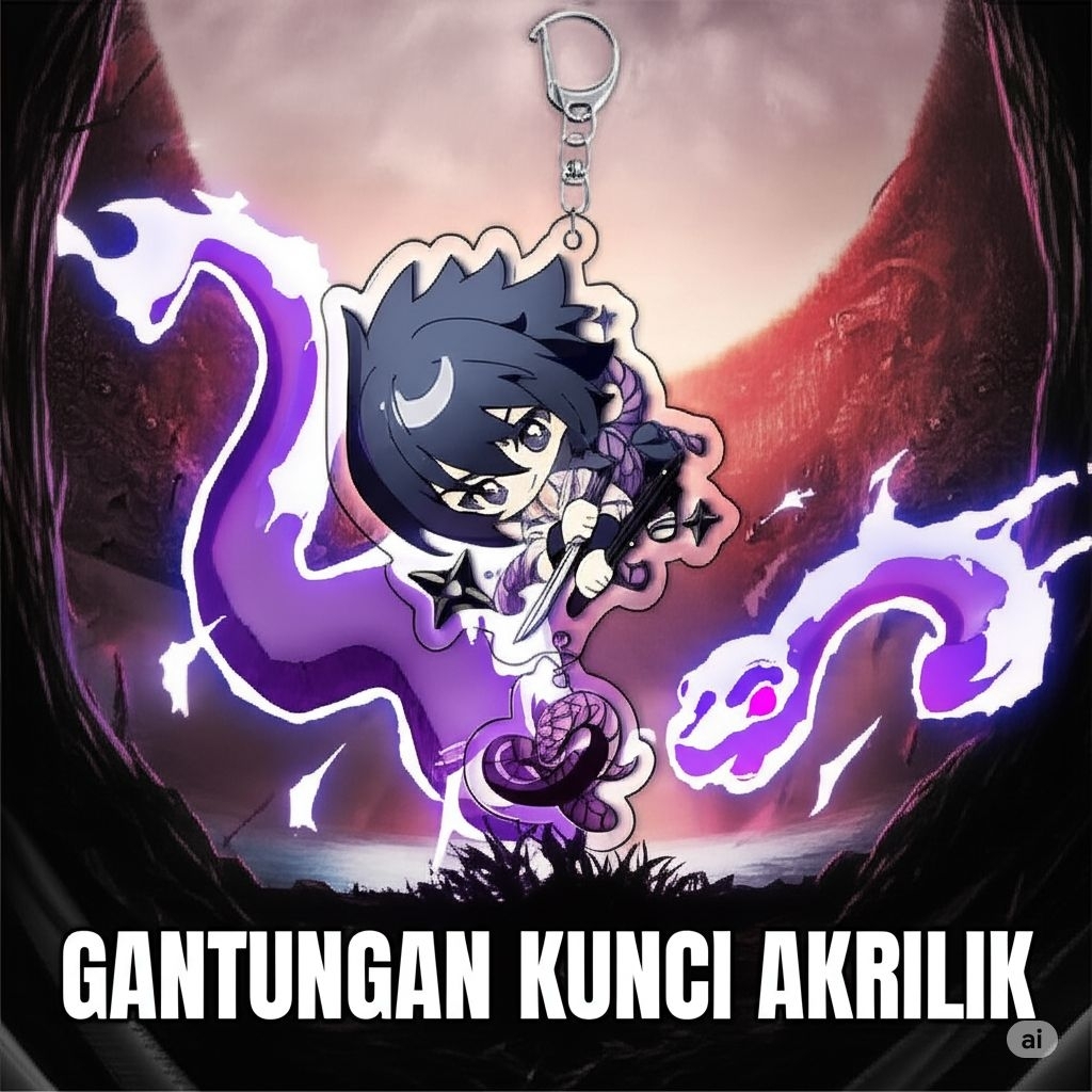 Jual Gantungan Kunci Anime Naruto Akrilik Bening Transparan Keychain ...