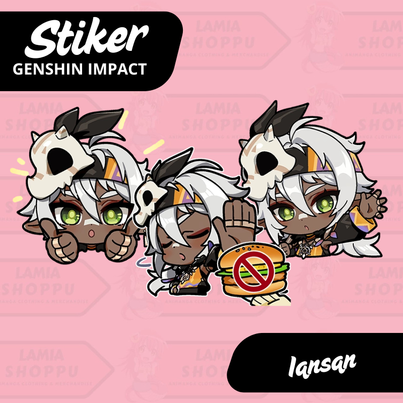Jual Stiker Iansan Genshin Impact | Sticker Iansan GI | Stiker Laptop ...