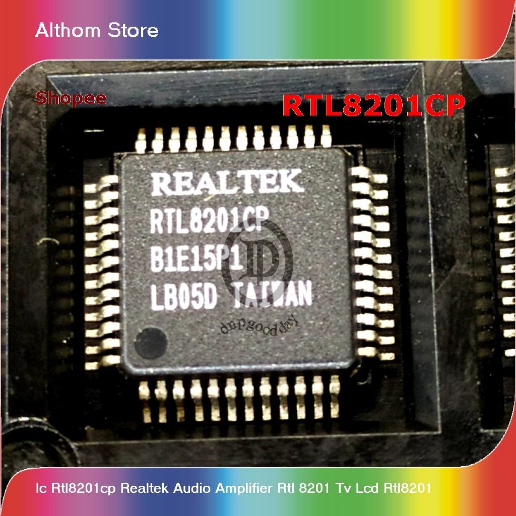 Jual ic rtl8201cp realtek audio amplifier rtl 8201 tv lcd rtl8201 ...