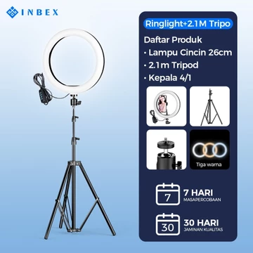 Ukuran Besar INBEX 45CM Besar Hight Lighting Studio Lampu Remote Dimmble Beauty Ring Light