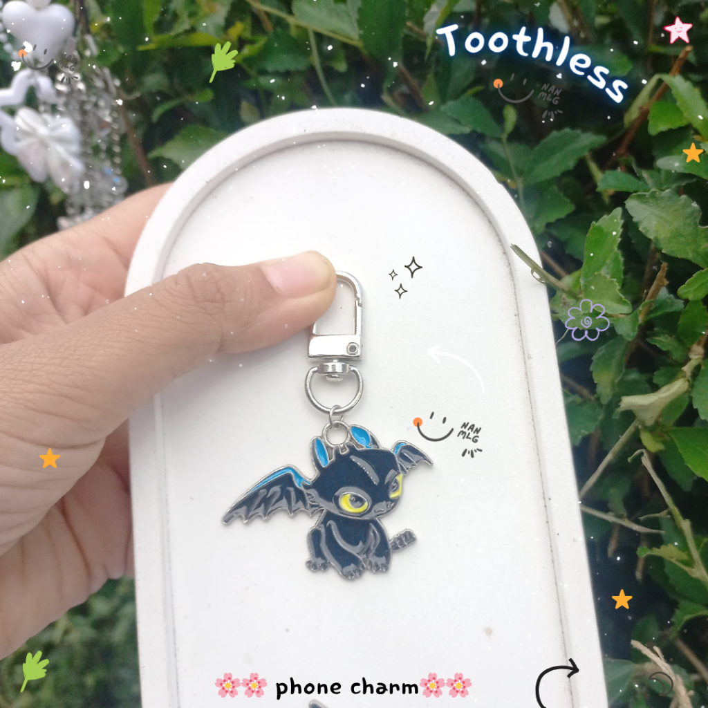 Jual Gantungan Hp Kunci Flashdisc TOOTHLESS Cute Alloy Part G | Shopee ...