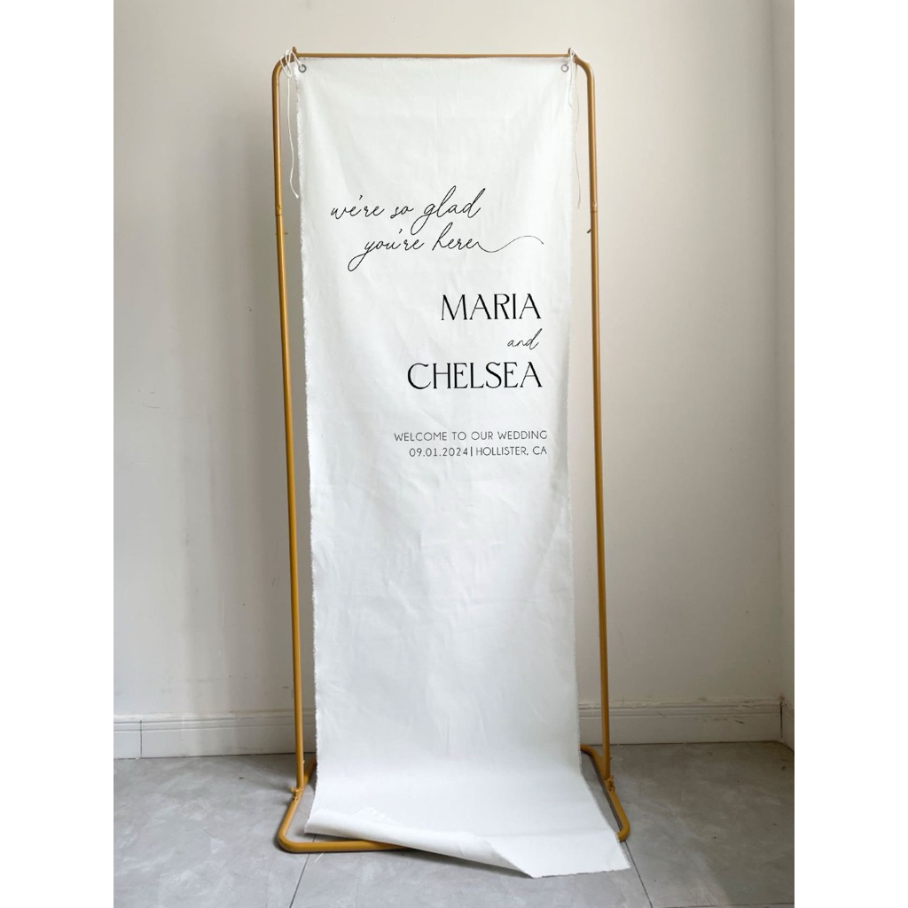 Jual Welcome sign kain blacu print | Shopee Indonesia