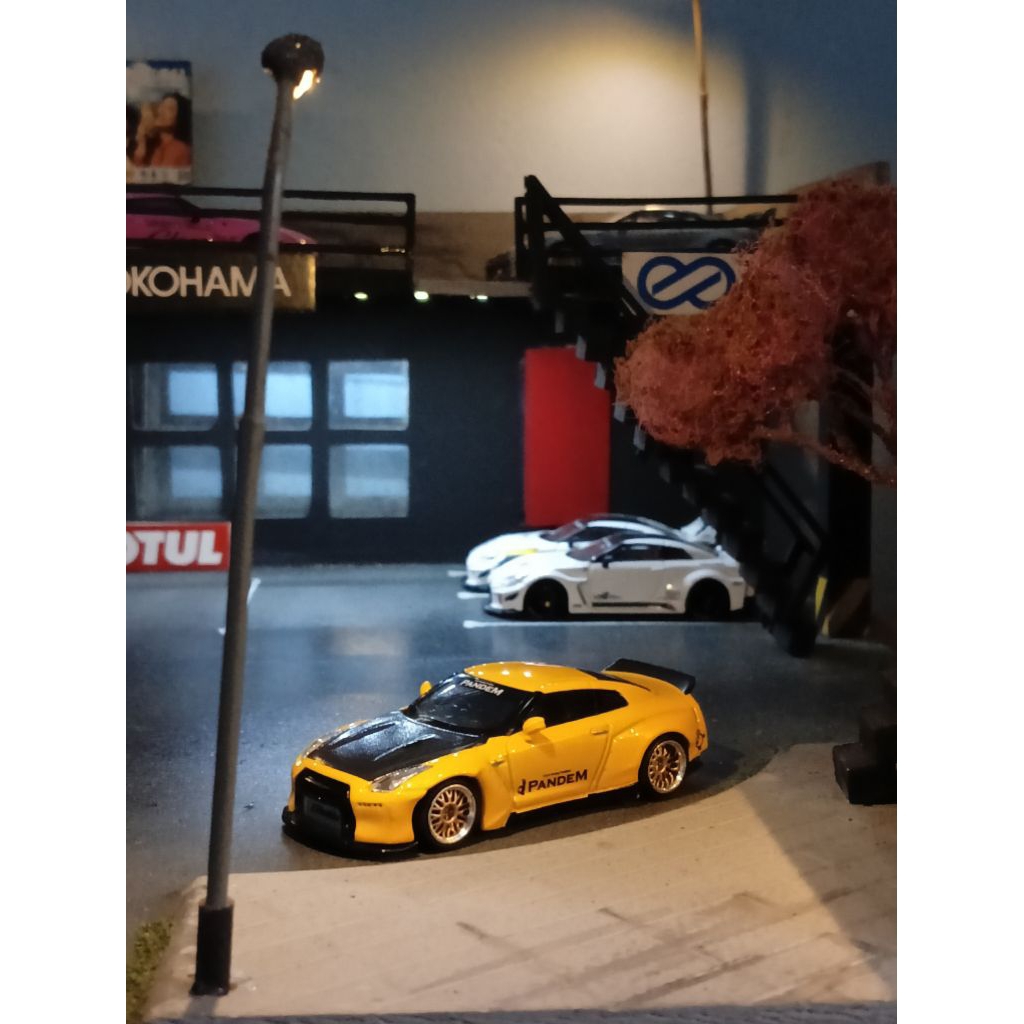 Jual mini gt r35 pandem metallic yellow | Shopee Indonesia