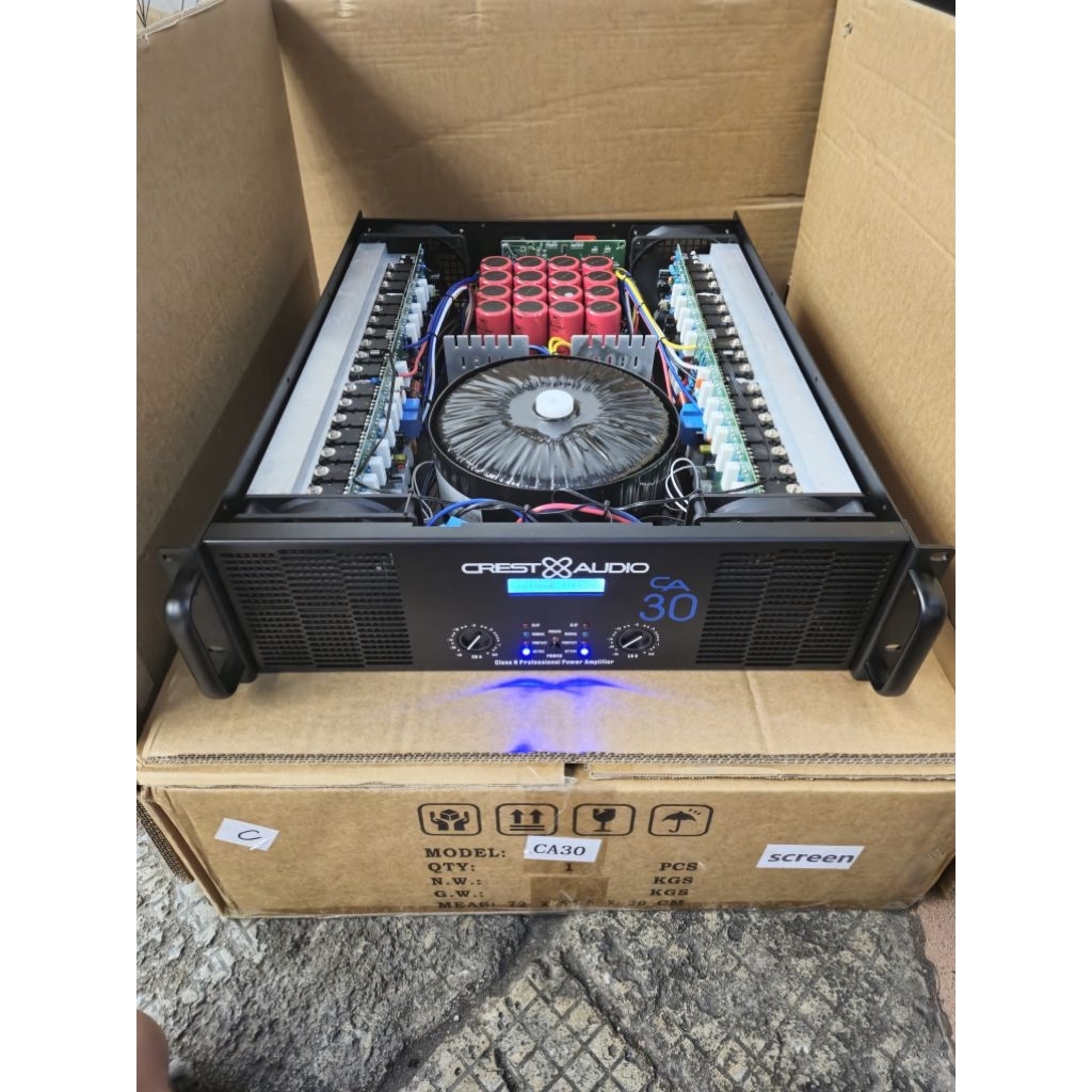 Jual POWER AMPLIFIER CREST AUDIO CA30/CA 30 BODY PANJANG 4 KIPAS PLUS ...