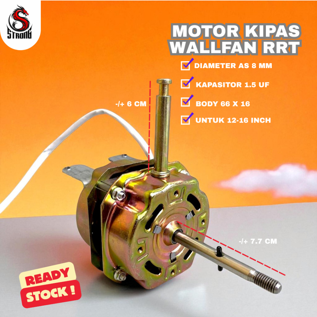 Jual STRONG Dinamo Kipas Angin Dinding RRT / Fan Motor Wallfan / Multi ...