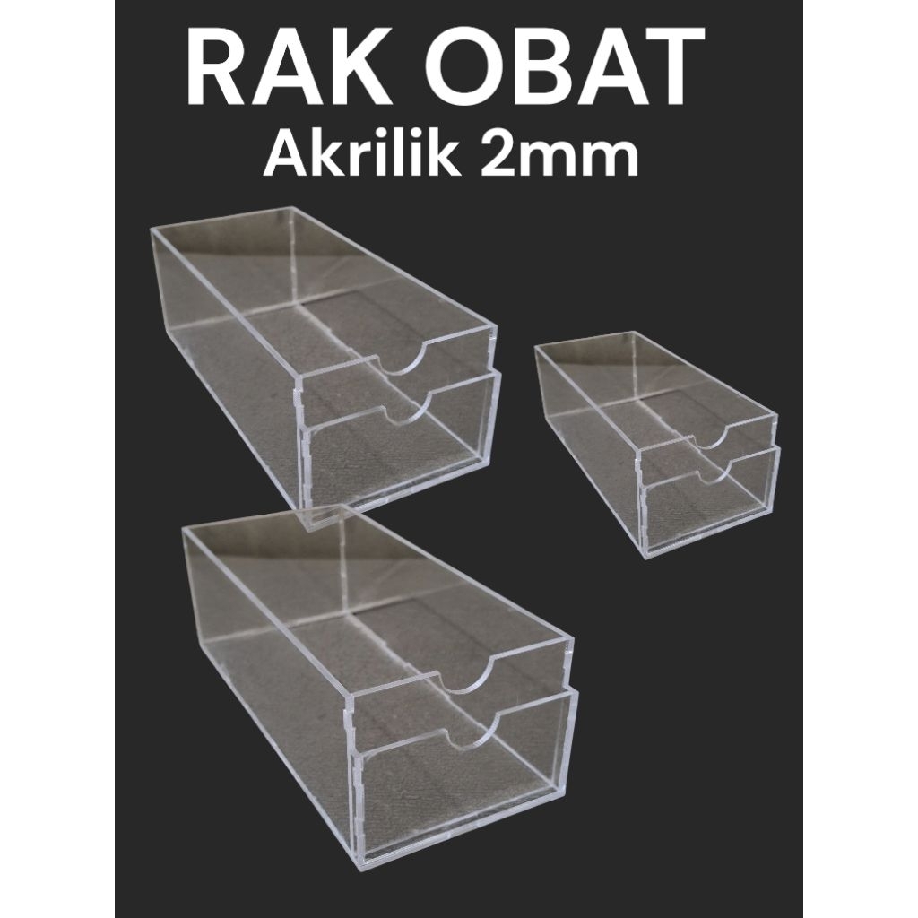 Jual Rak Obat Akrilik Bening | Shopee Indonesia