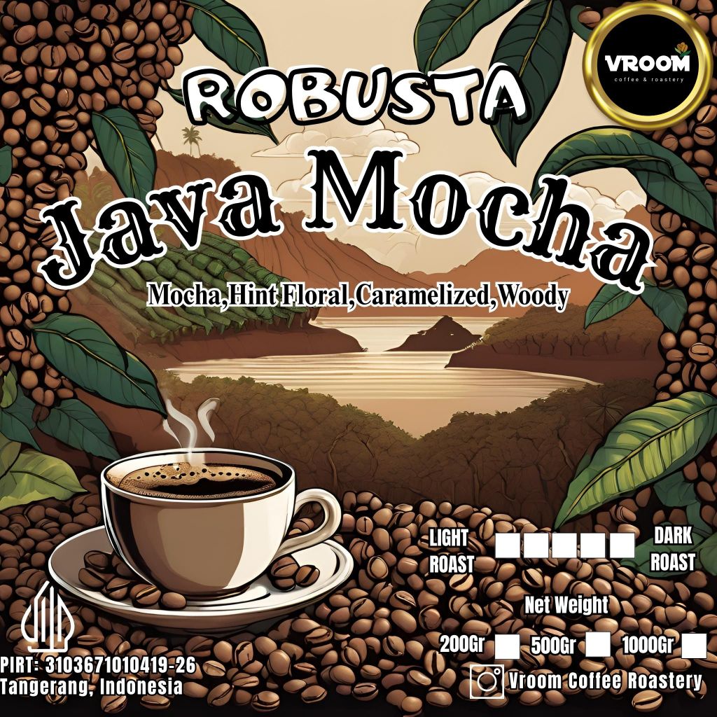 Jual Coffee Robusta Java Moka Temanggung Roasted Bean Kopi Robusta Biji ...