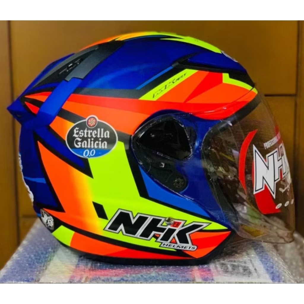 Jual New Helm NHK R6 Ryusei Yamanaka Original Helf Half special GP ...