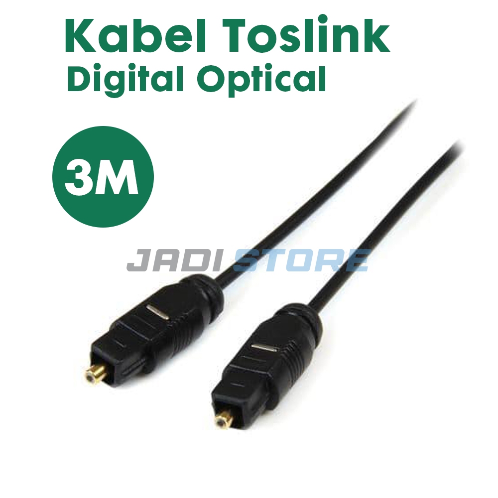 Jual Kabel Cable Audio Optic Optik SPDIF Toslink Panjang 1M 3M 1 3 ...