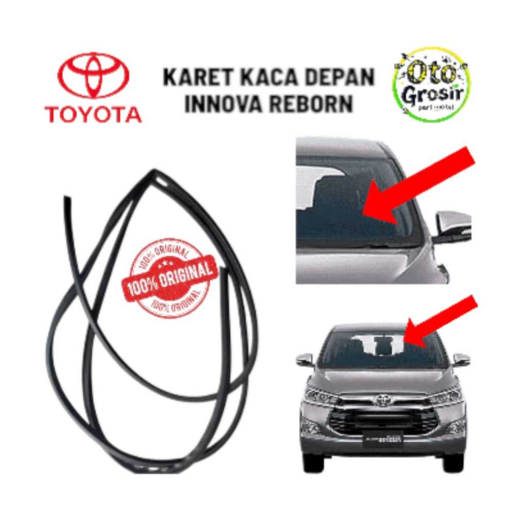 Jual KARET KACA DEPAN BESAR TOYOTA INNOVA REBORN 2016-2020 ORIGINAL ...