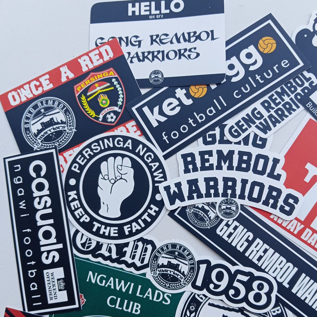 Jual Sticker Pack Geng Rembol Warriors VOL 1 | GRW 1958 Persinga Fans ...
