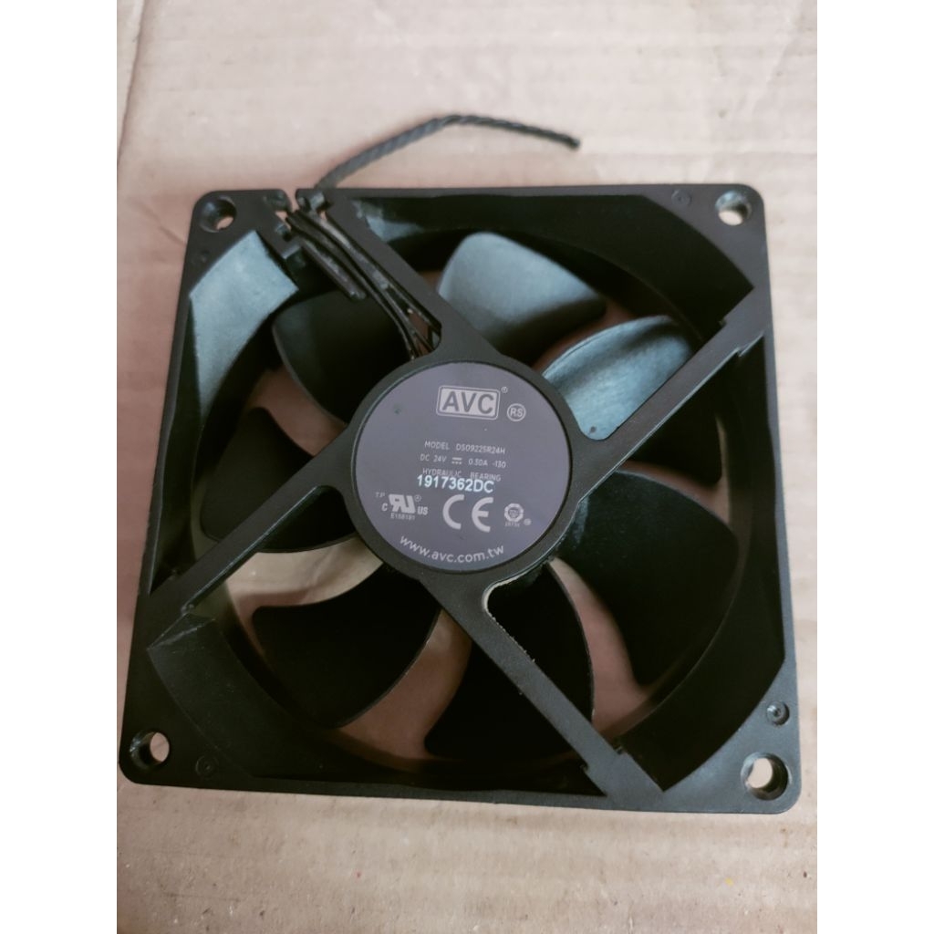 Jual original avc fan DC 24volt 0.3a/0.30a diameter 9x9cm | Shopee ...