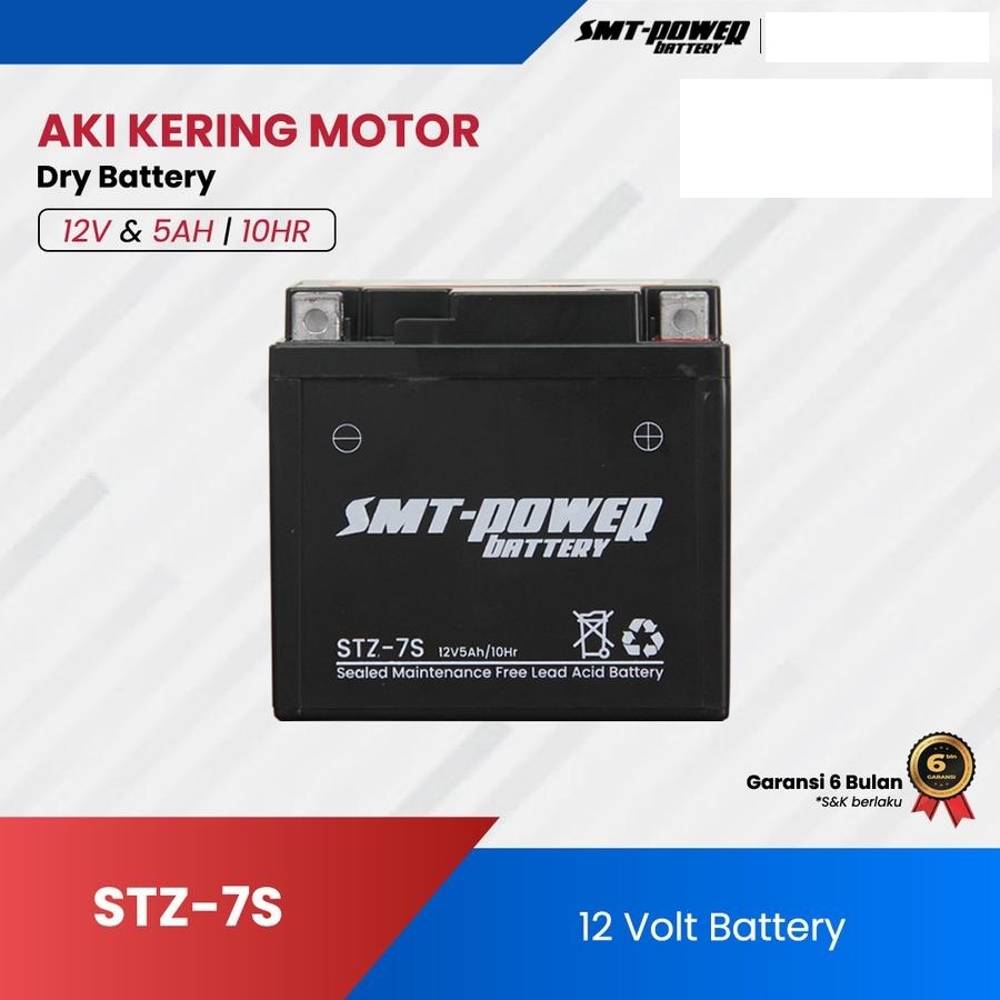 AKI MOTOR Matic stz-7s/ AKI KERING MOTOR SMT POWER STZ7S 12V 5AH
