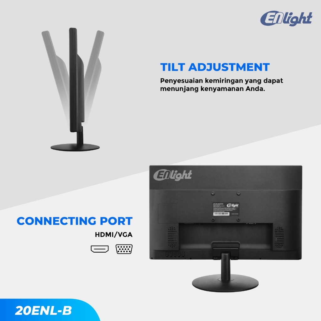 Jual Monitor Enlight 20ENL-B / Monitor Enlight 20 Inch | Shopee Indonesia