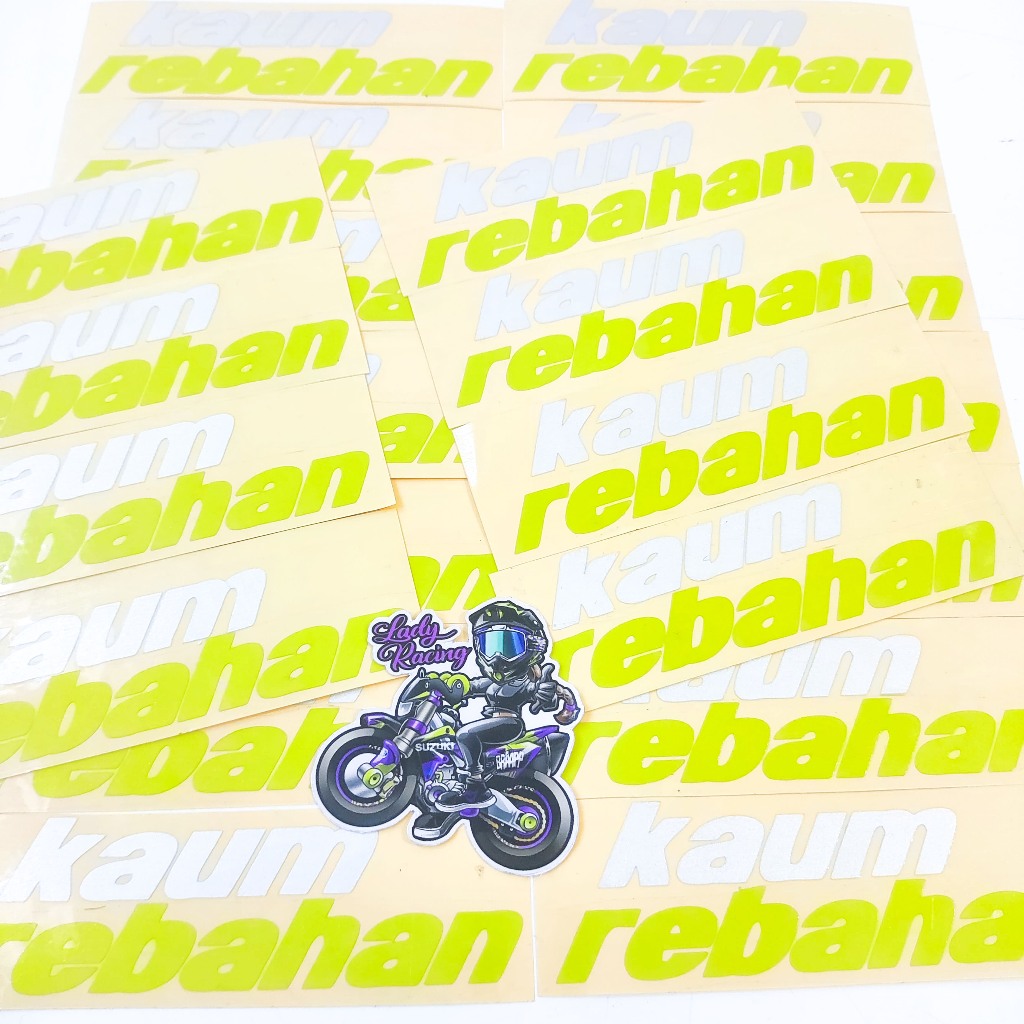 Jual STICKER STIKER CUTTING GLOSSY LOGO KAUM REBAHAN STICKER GEN Z ...