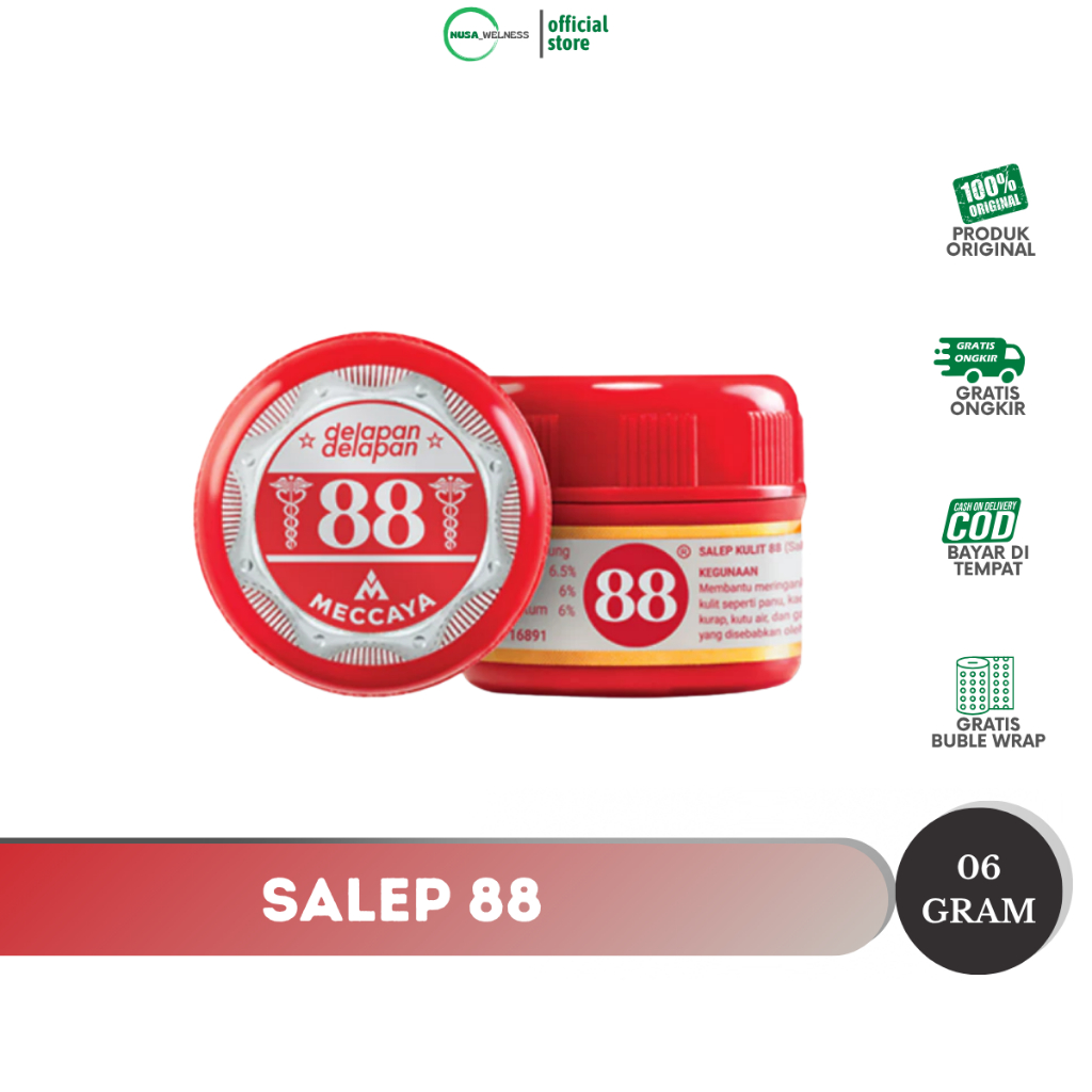 Jual SALEP CAP 88 salep kulit gatal & jerawat bantu atasi masalah