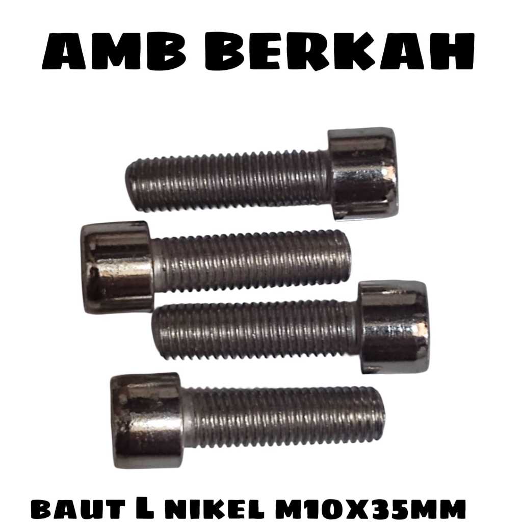 Jual BAUT L NEKEL M10X35MM | Shopee Indonesia