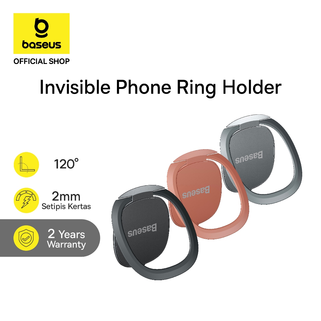 Jual Baseus Invisible Phone Ring Holder Phone Holder Cincin Hp Privity ...