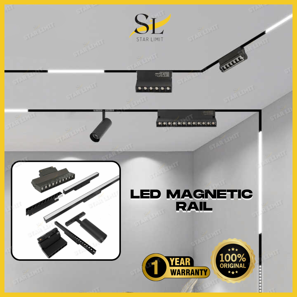 Jual StarLimit LED Magnetic Track Lighting Rail Lampu Magnetic Lampu ...