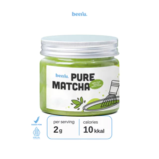 Beeru Pure Matcha Powder 50gr - 100% Bubuk Matcha Premium Japan