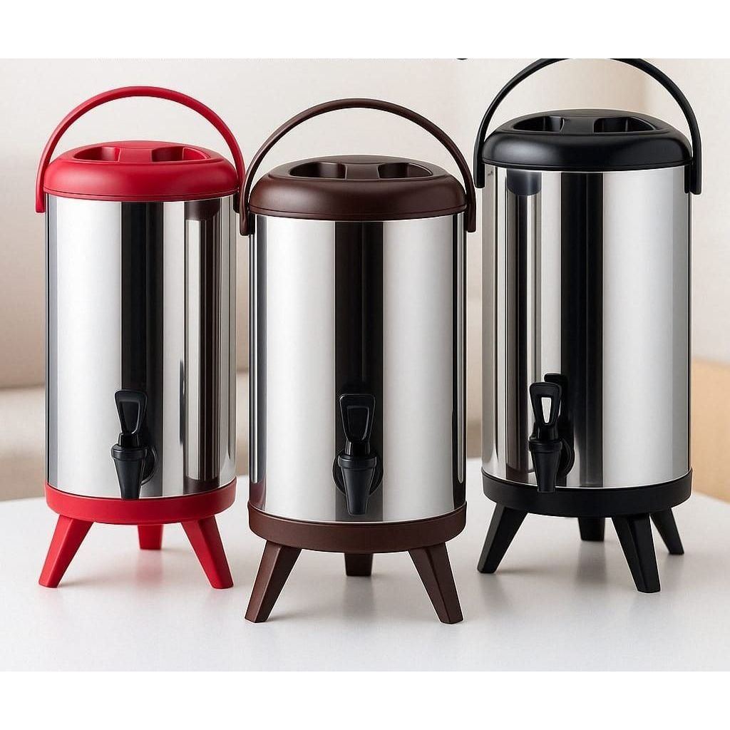 Jual MILK TEA BUCKET HC DISPENSER AIR MINUM STAINLESS STEEL BISA PANAS ...