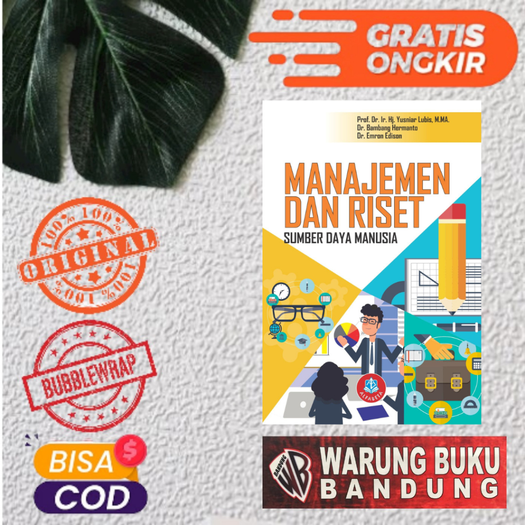 Jual Buku Manajemen dan Riset Sumber Daya Manusia - Dr. Emron Edison, S ...