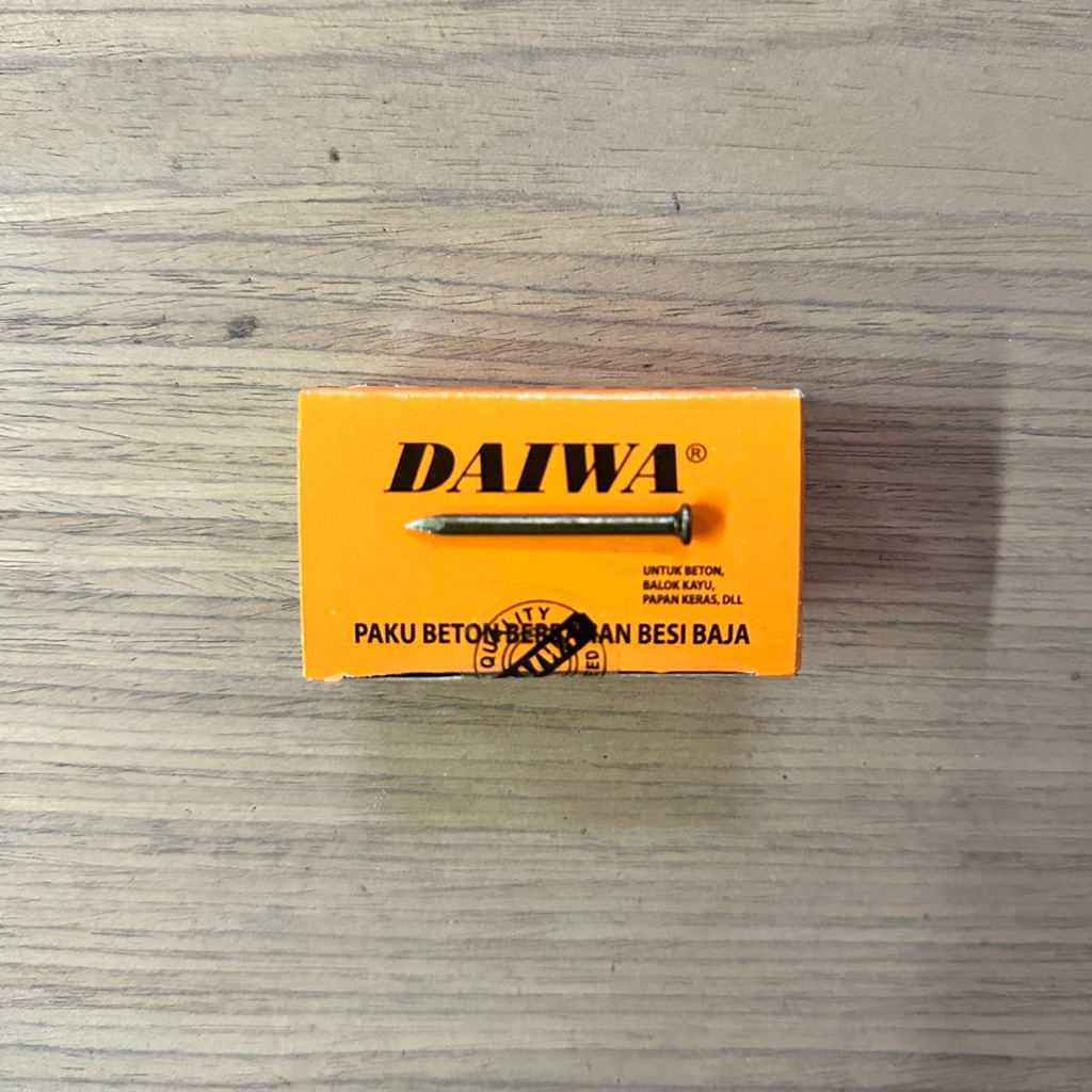 Jual Paku Beton Kuning 1 1/2 Inch / 4 cm DAIKEN Per Pcs Paku Beton Paku ...